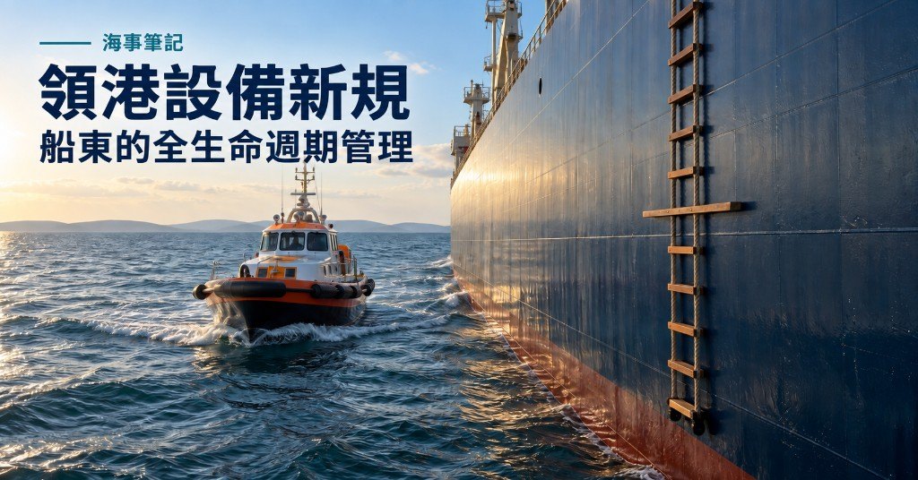領港設備新規：船東的全生命週期管理