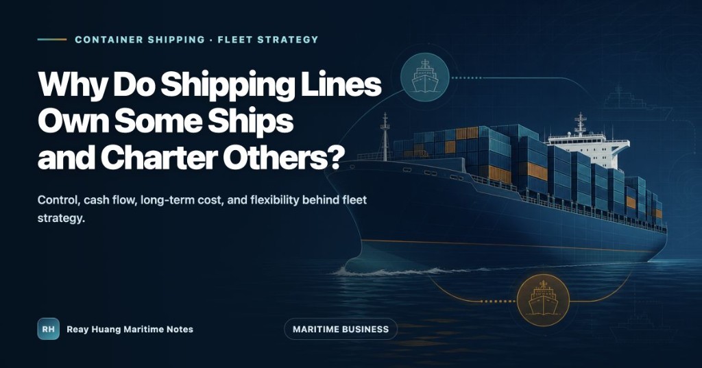 Why Do Shipping Companies Own Some Ships and Charter Others? | Reay's Note